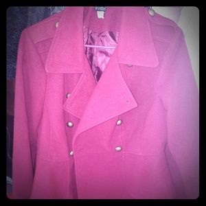 Women's  size XL wine colored  coat